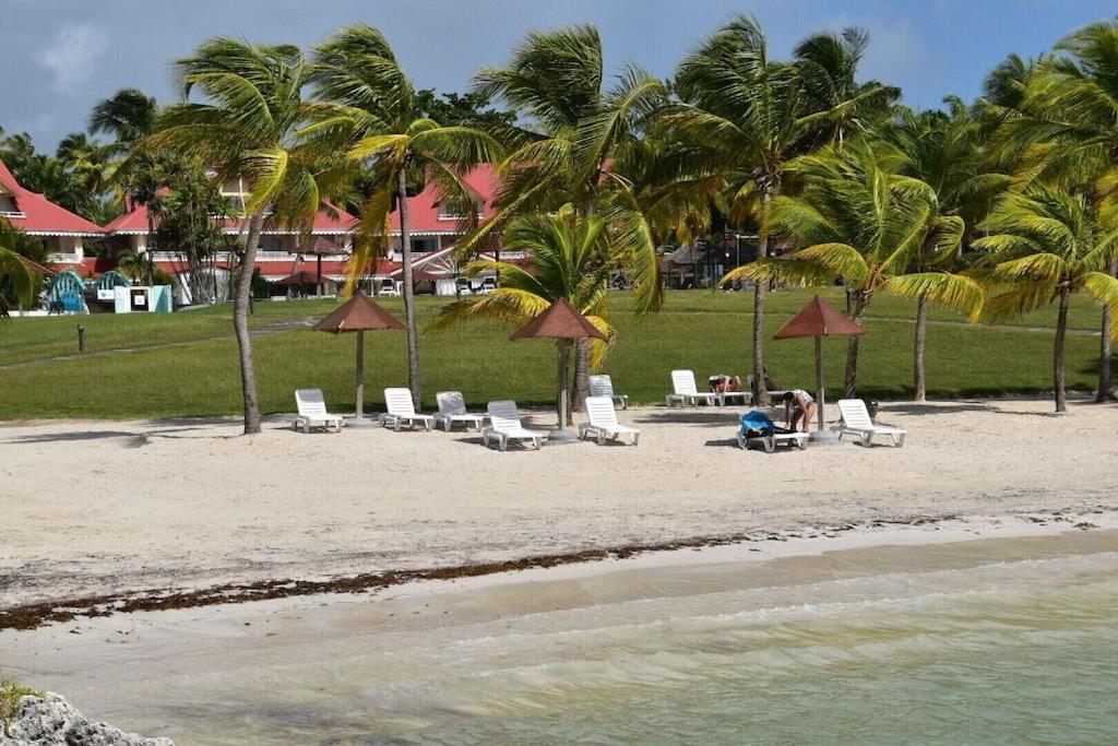 Studio Village Vacances,Vue Mer, Plage A 30M ,Wifi A Sainte Anne ภายนอก รูปภาพ