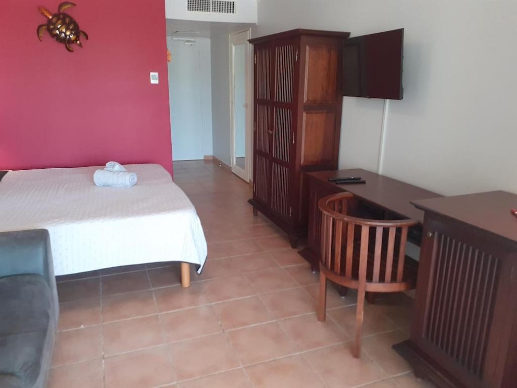 Studio Village Vacances,Vue Mer, Plage A 30M ,Wifi A Sainte Anne ภายนอก รูปภาพ