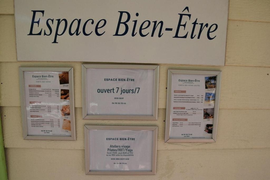 Studio Village Vacances,Vue Mer, Plage A 30M ,Wifi A Sainte Anne ภายนอก รูปภาพ